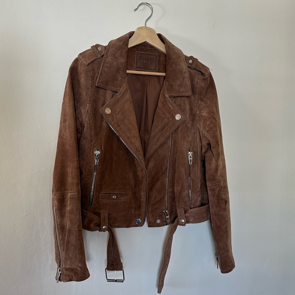 BLANKNYC Real Suede Moto Jacket, Sz Medium - Picture 2 of 4